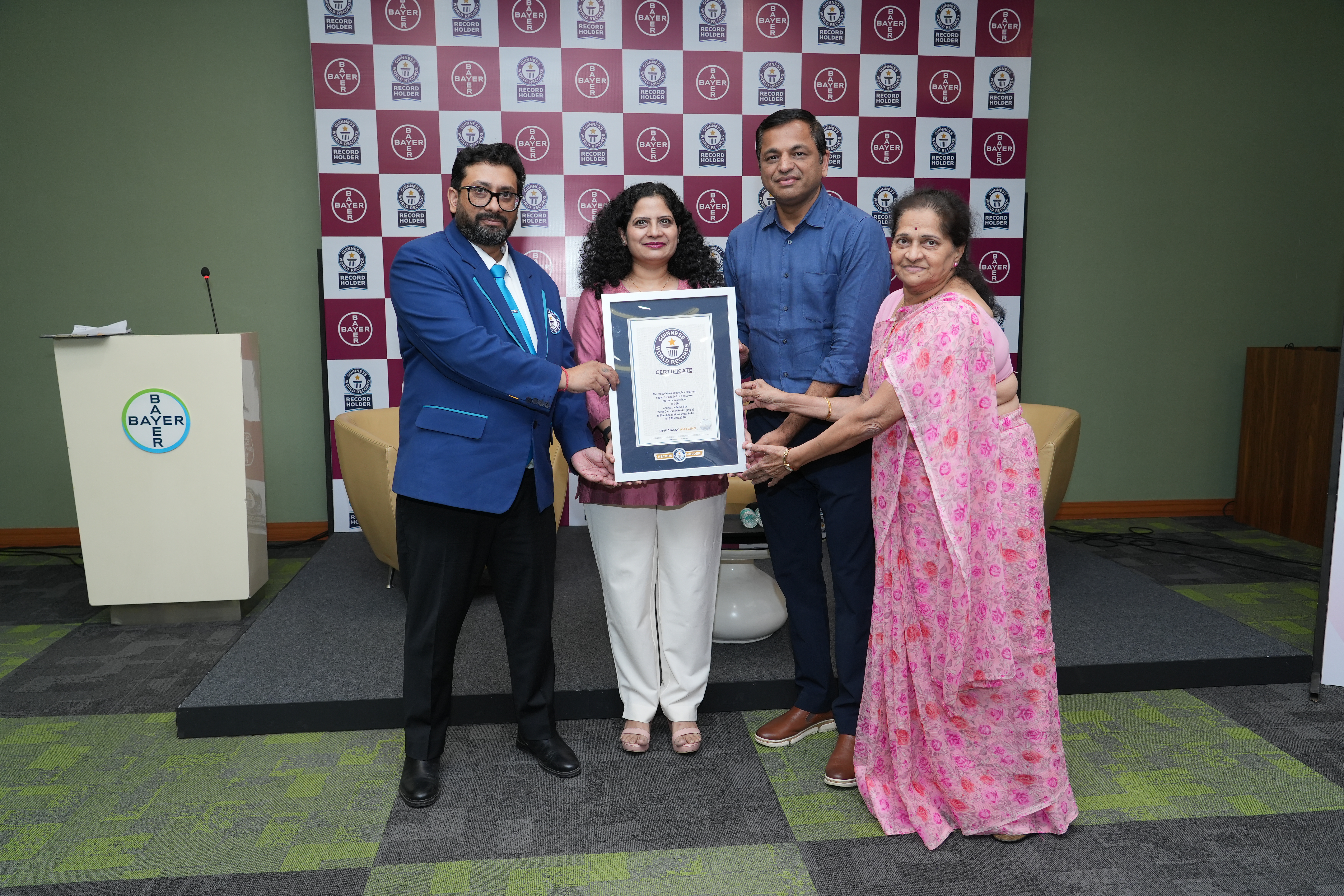 Bayer Mobilizes 700 doctors nationwide, setting Guinness World Record for women&rsquo;s nutrition advocacy